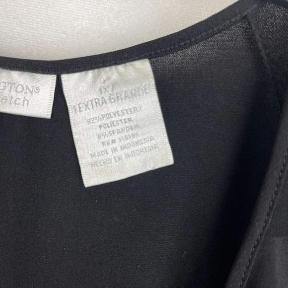 Worthington Women Short Sleeve Crew Neck Stretch Top Size 1X - Picture 5 of 8